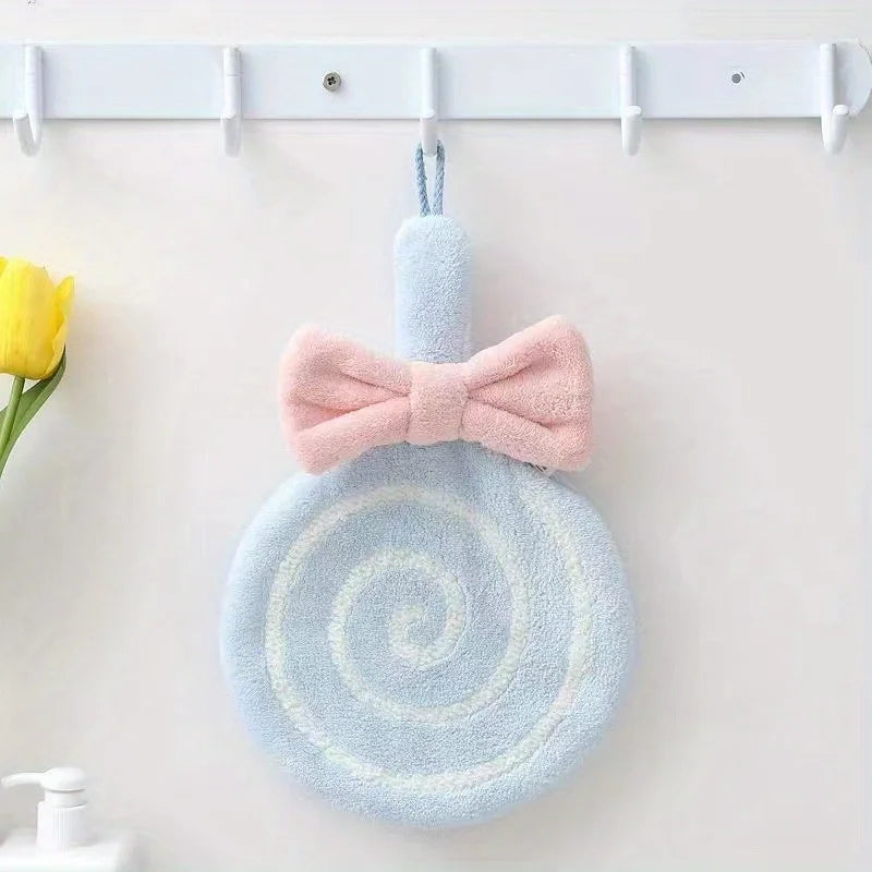 Serviettes à main mignonnes en forme de sucette