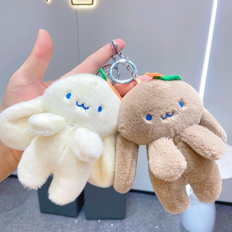 Porte-clés en peluche lapin