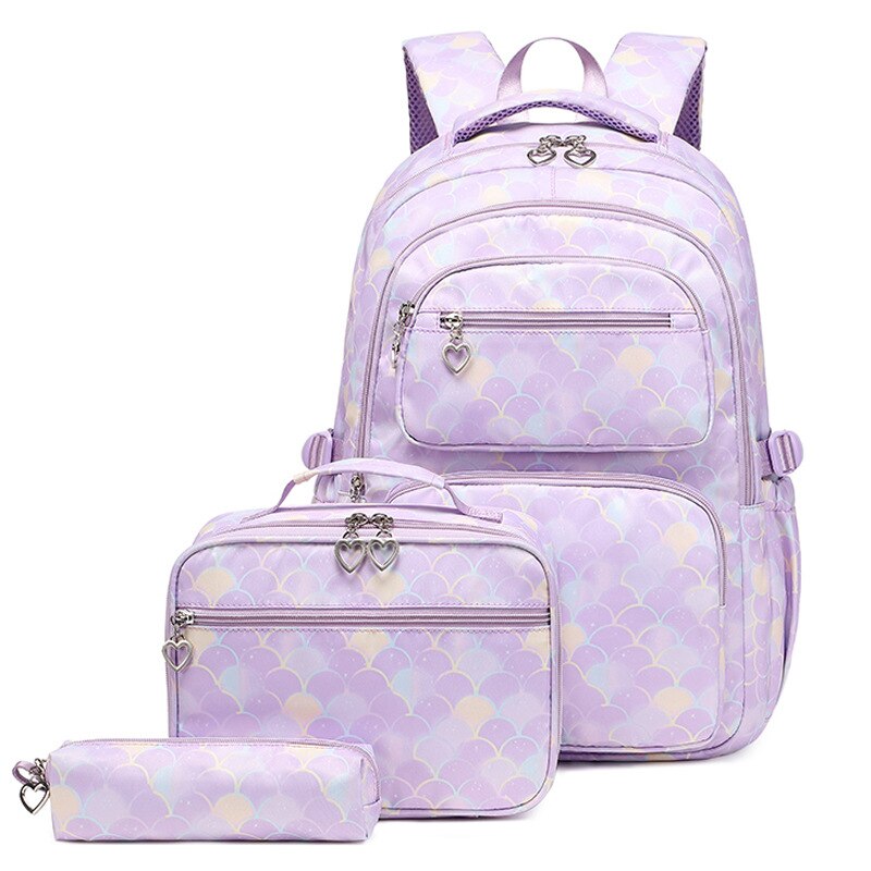 Sac à dos sirène 3 pièces/ensemble