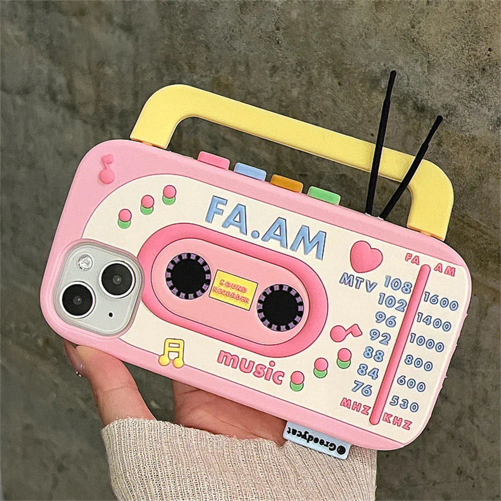 Coque iPhone Kawaii Radio