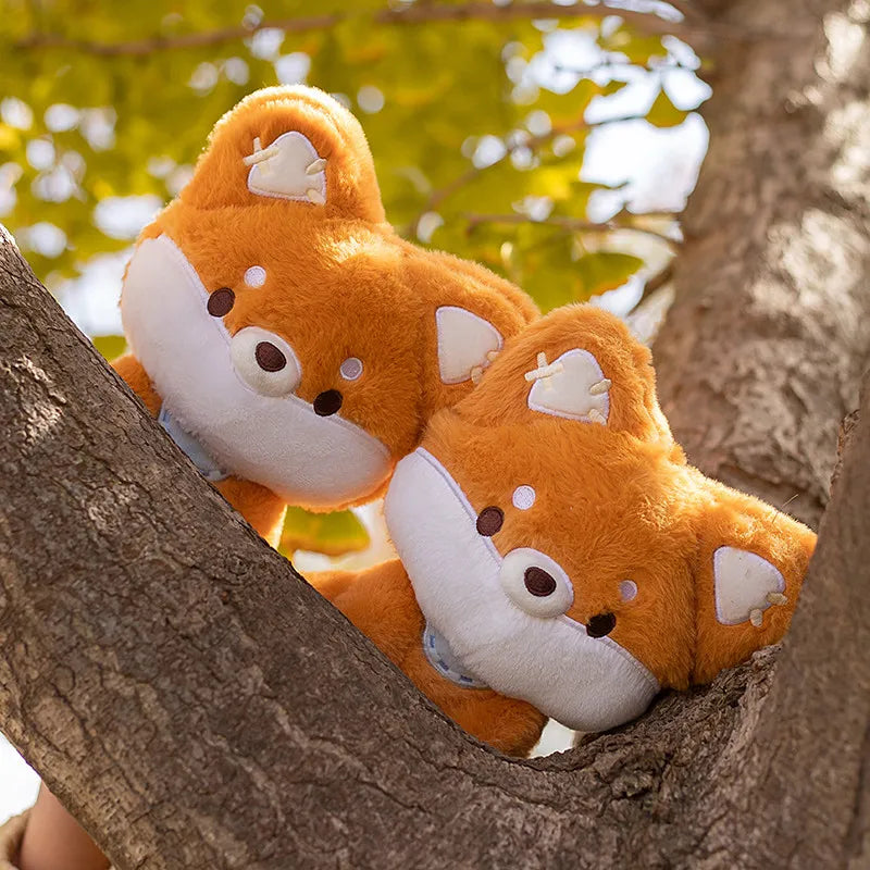 Peluche renard Ă  grosse queue