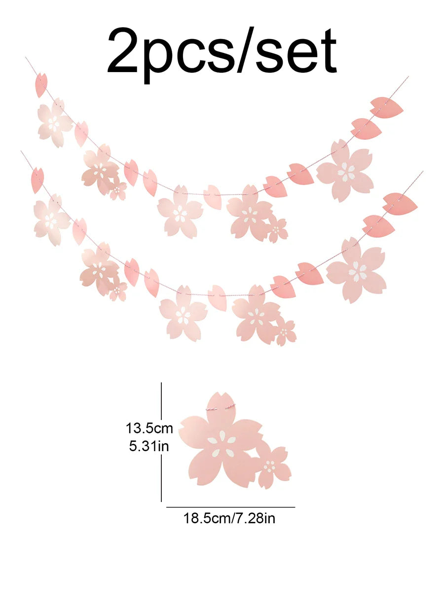 Décoration de fête en fleurs de cerisier