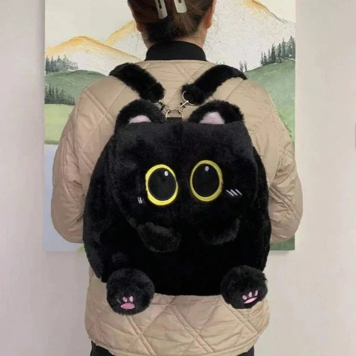 Sacs à dos en peluche chat kawaii