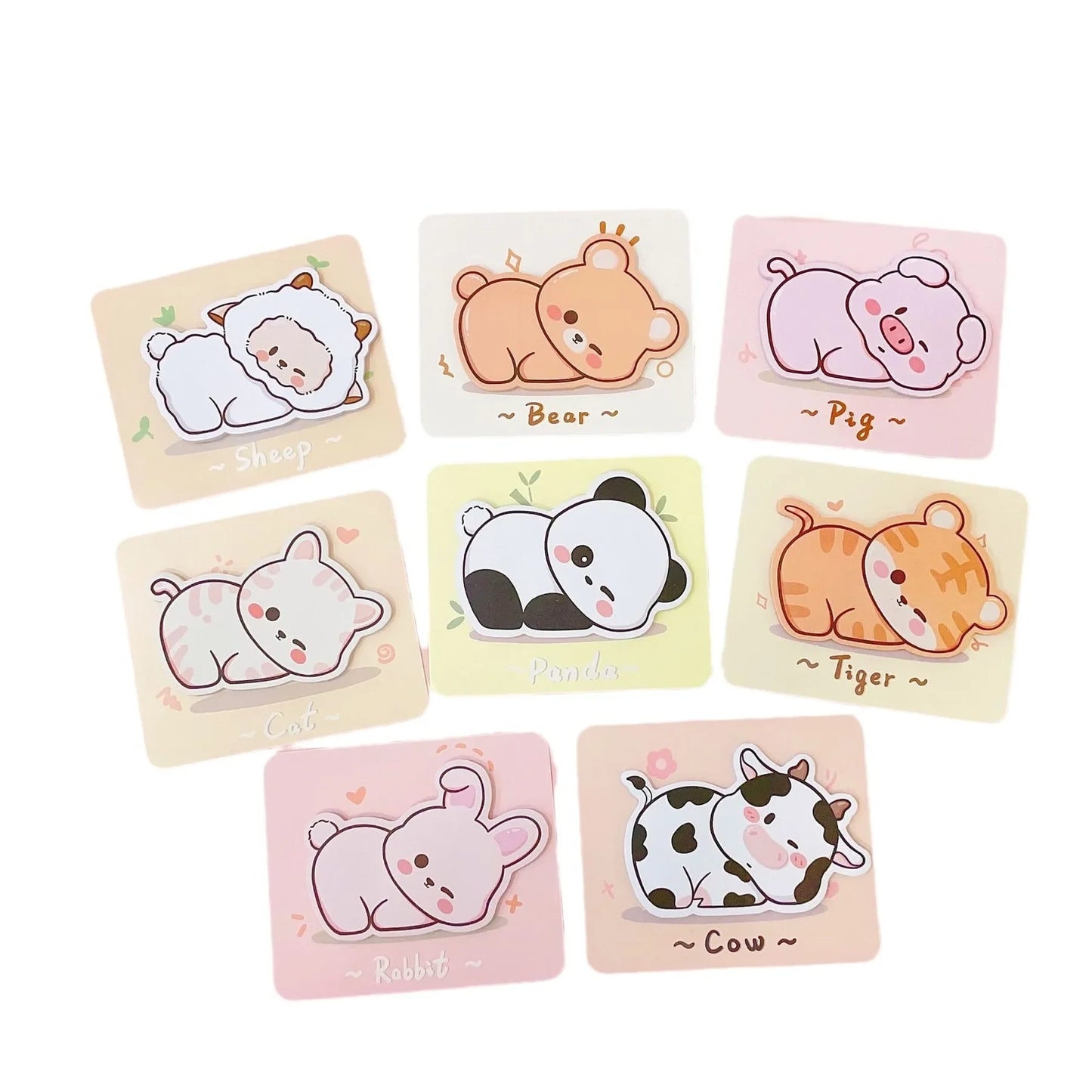 Bloc-notes adorables avec des animaux