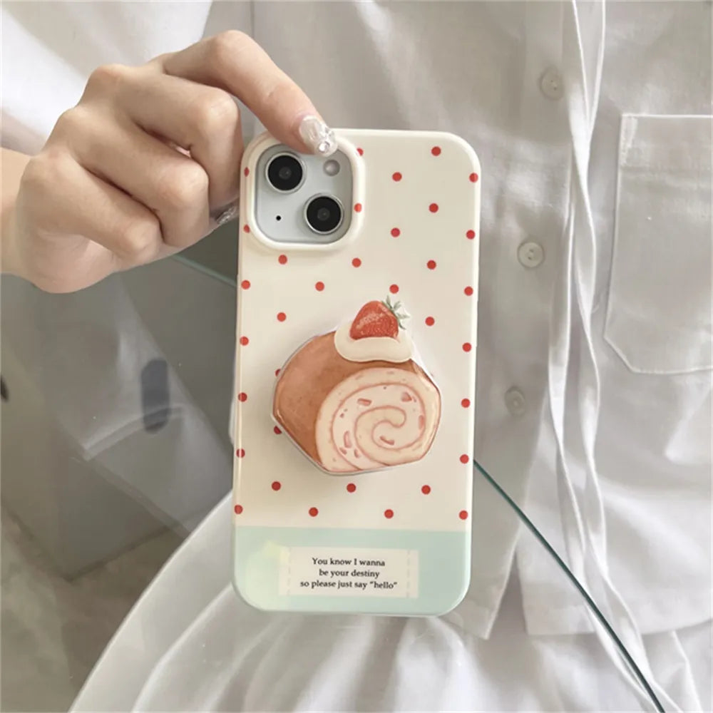 Coque iPhone roulé aux fraises