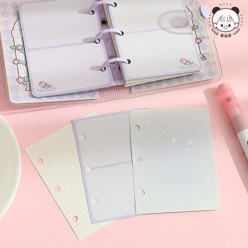 Cuadernos de verano de chicas kawaii junto al mar