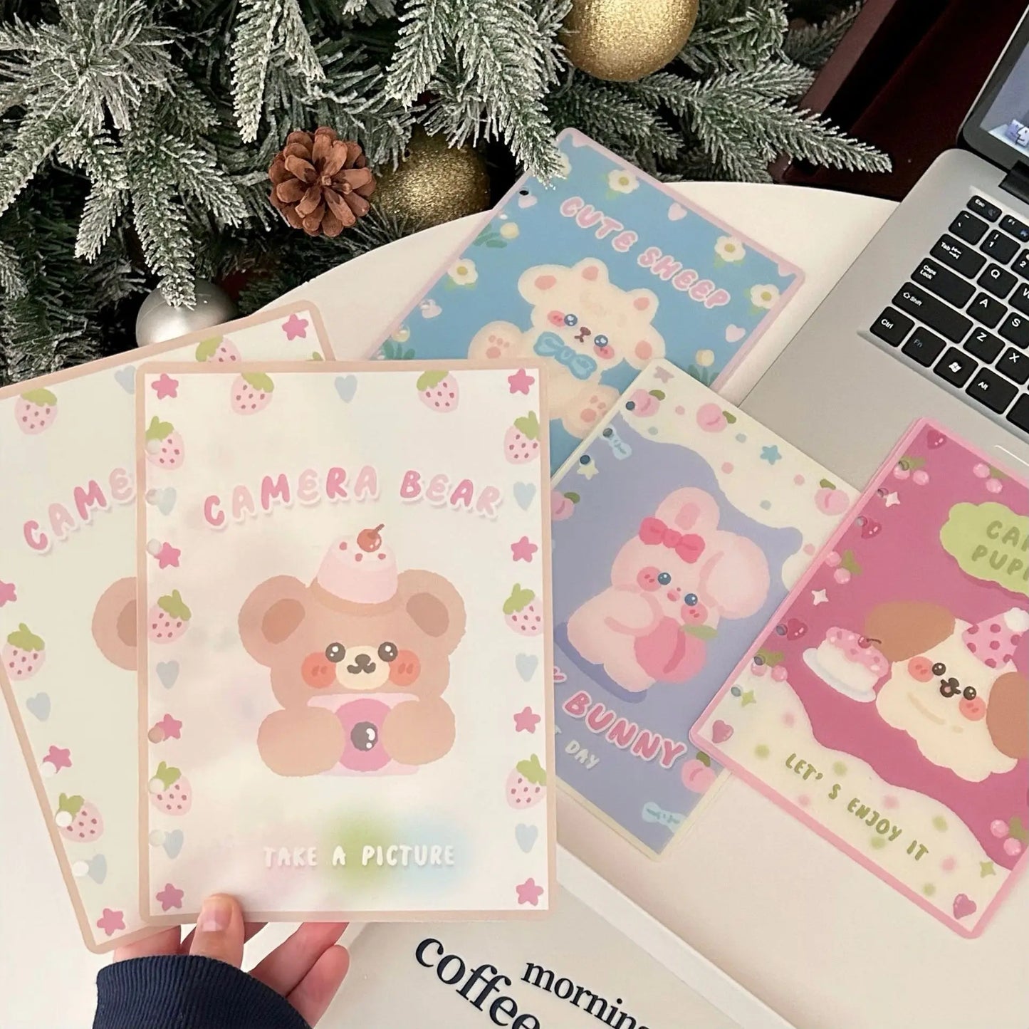 Carpetas de tarjetas fotográficas Kawaii Kpop
