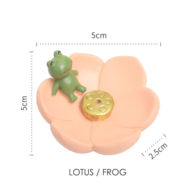 Sakura Animal Incense Holder