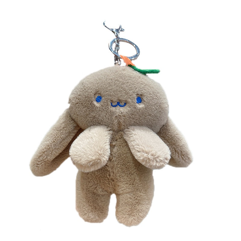 Porte-clés en peluche lapin