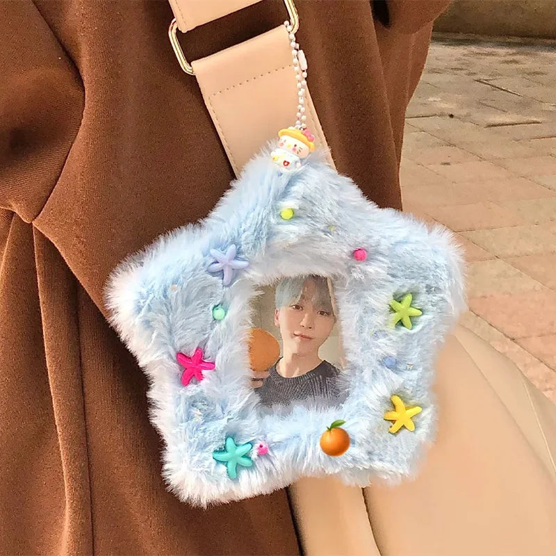 Plush Star K-pop Photo Card Sleeve