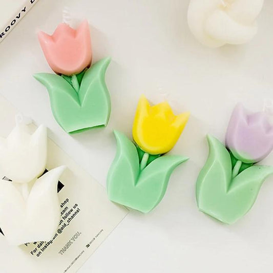 Bougie d'aromathérapie Tulipe