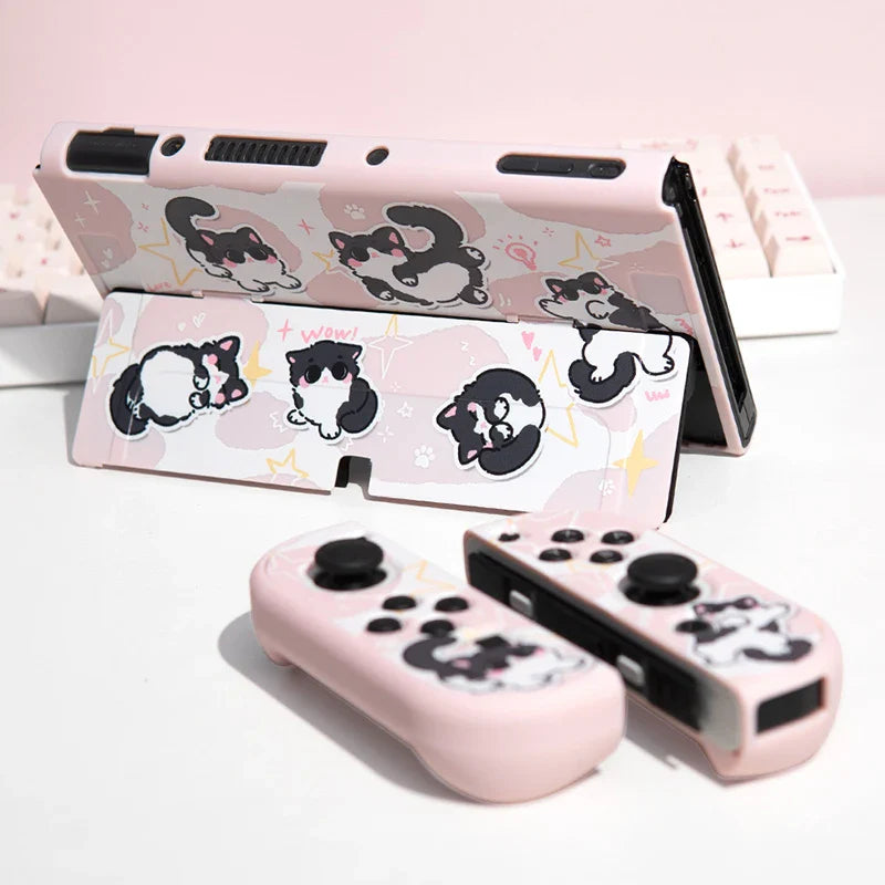 Kawaii Cat Nintendo Switch Shell