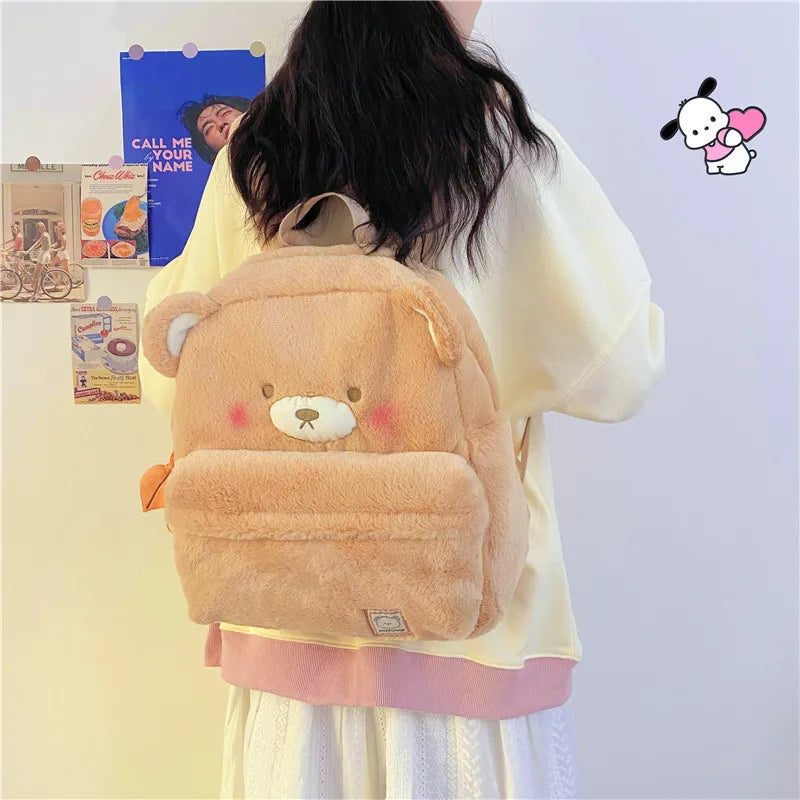 Sac à dos en peluche Blushing Bear