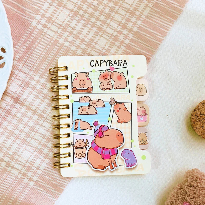 Lindos mini cuadernos de carpincho
