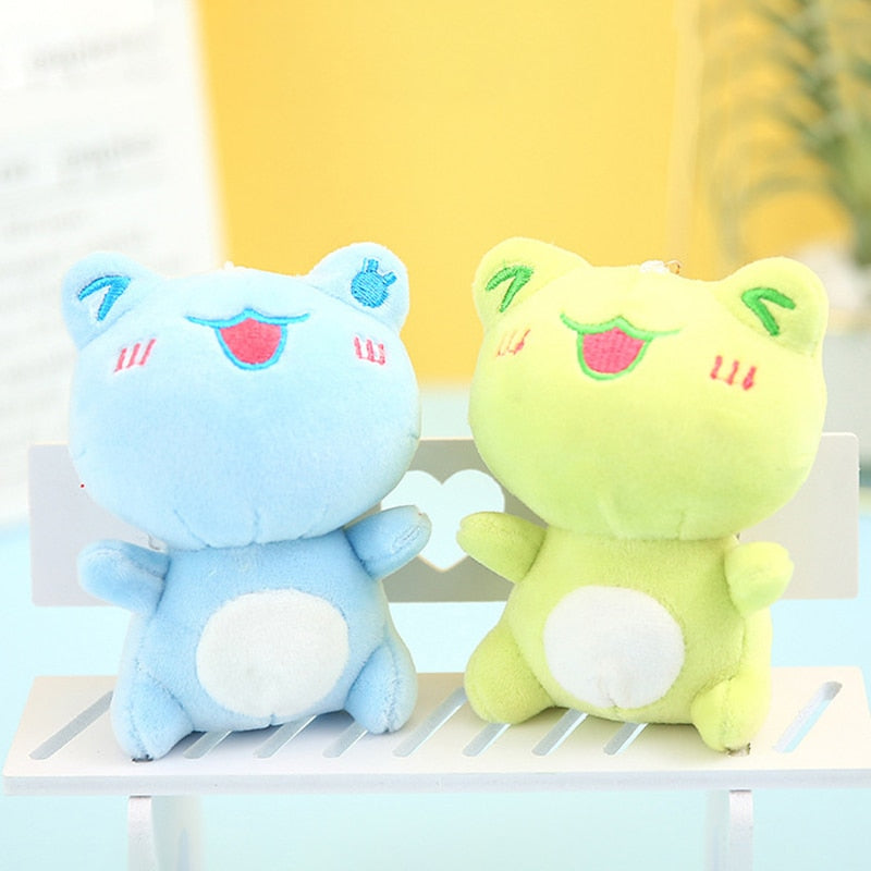 Pendentifs en peluche grenouille