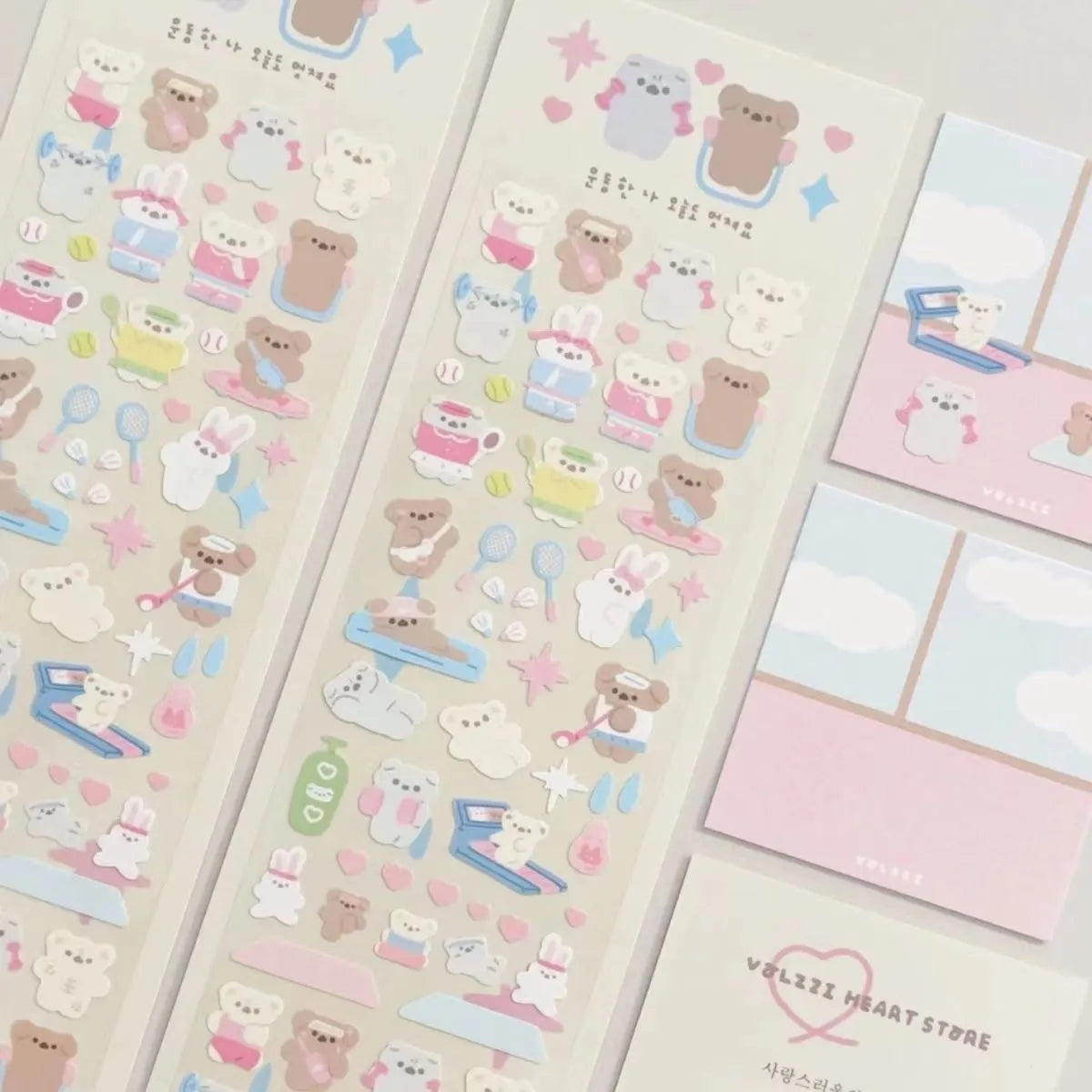 Autocollants laser pour scrapbooking avec des animaux mignons