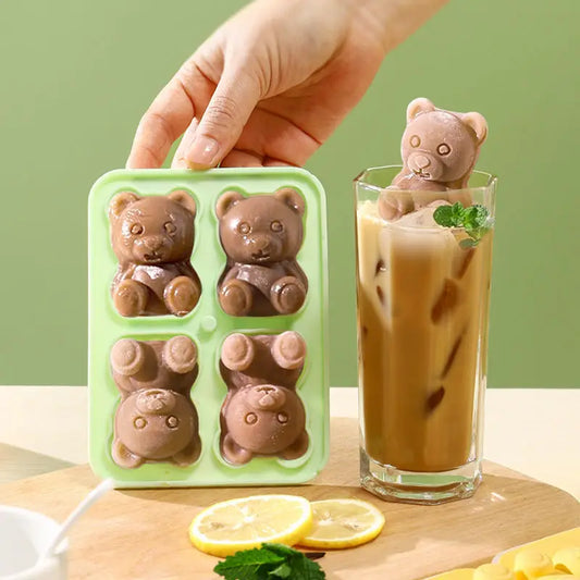Moule à glace en forme d'ours en peluche