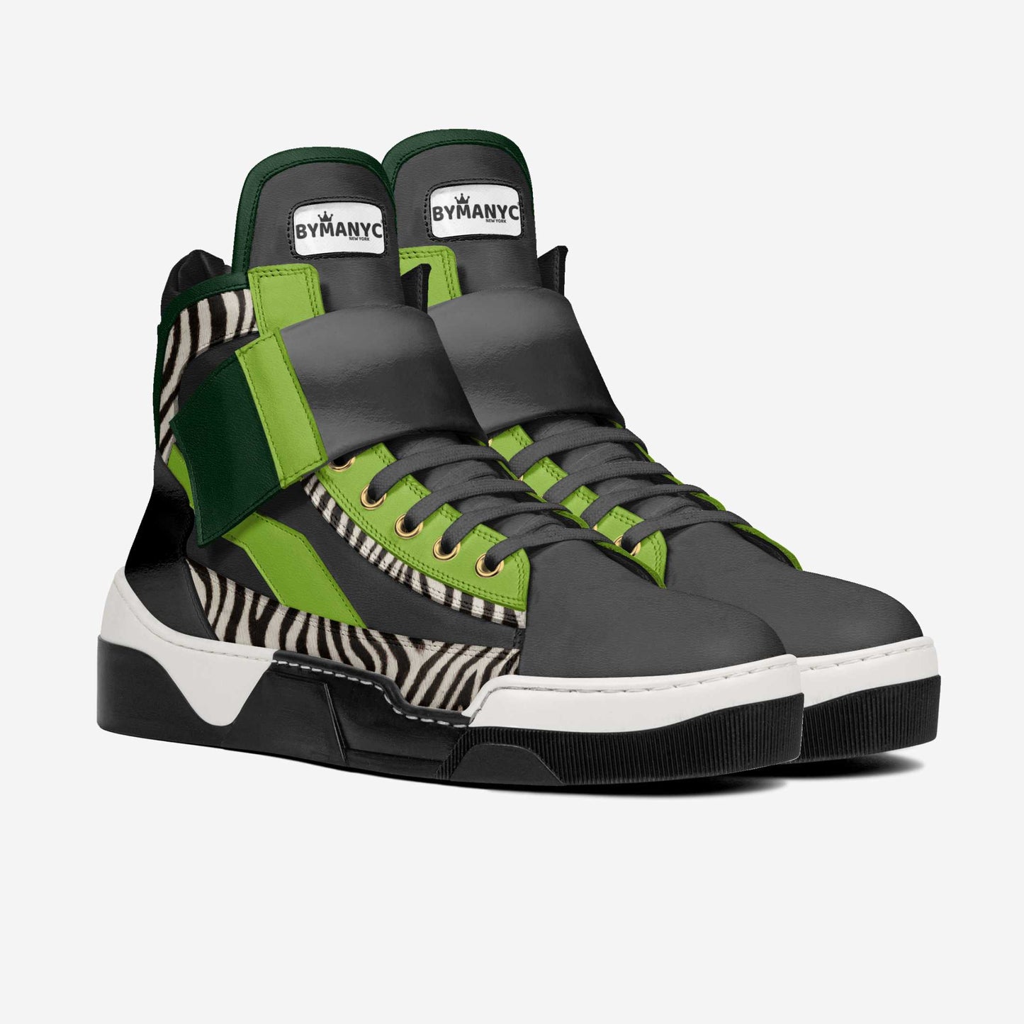 Zapatillas veganas de caña alta BYMANYC ® New York Broadway Nocturne
