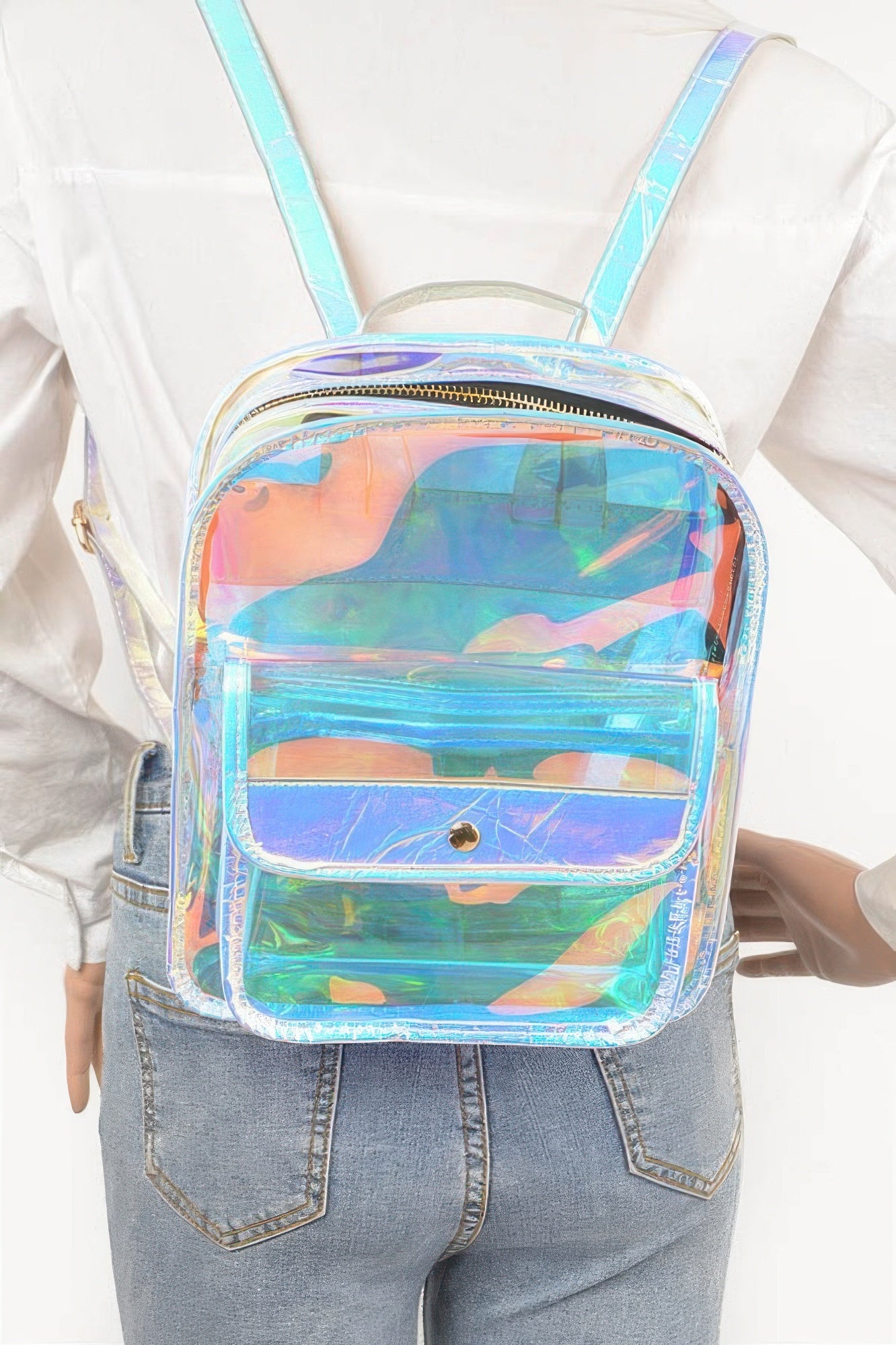 Holographic PVC Backpack