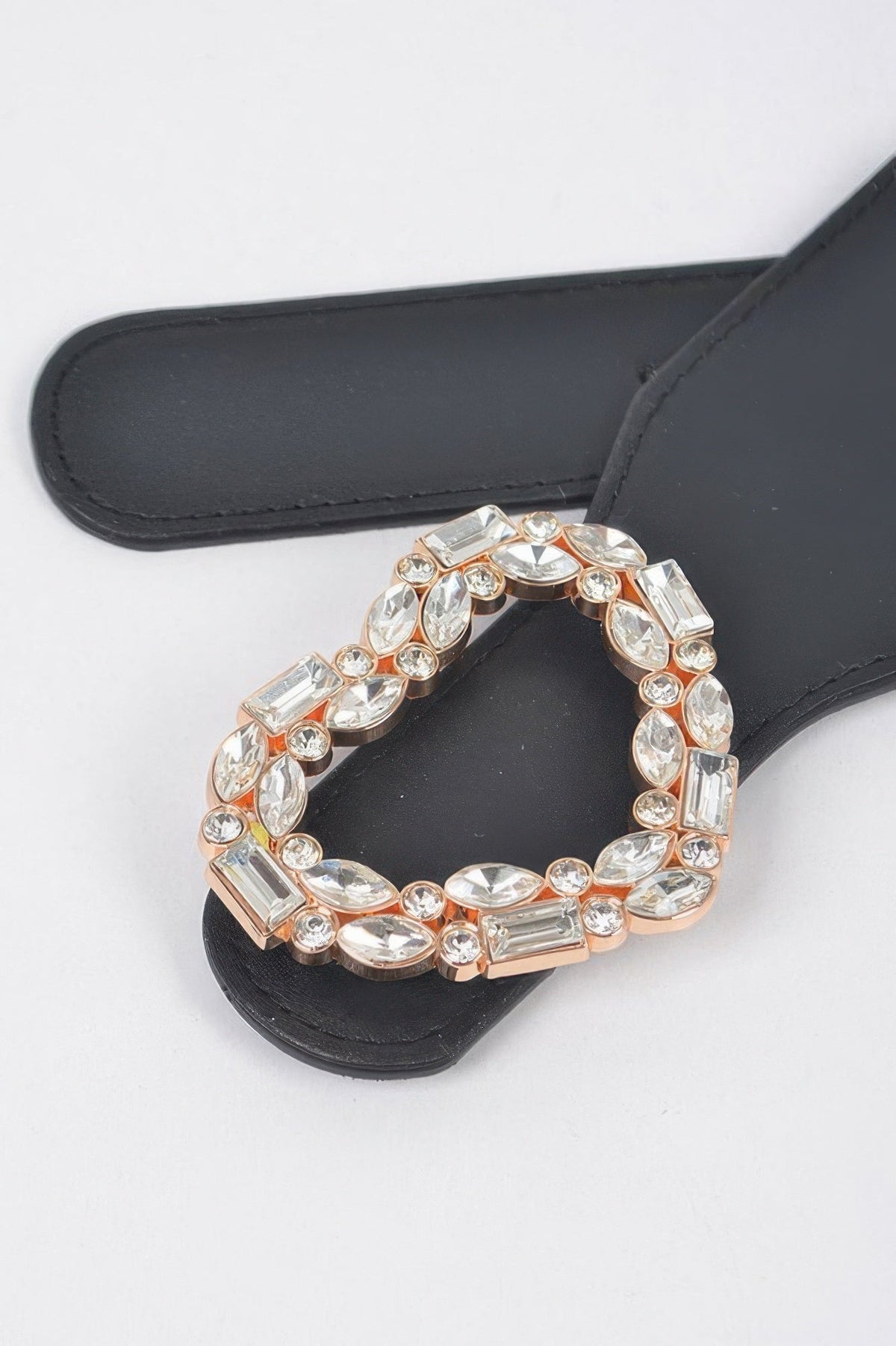Astoria Heart Rhinestone Buckle Belt