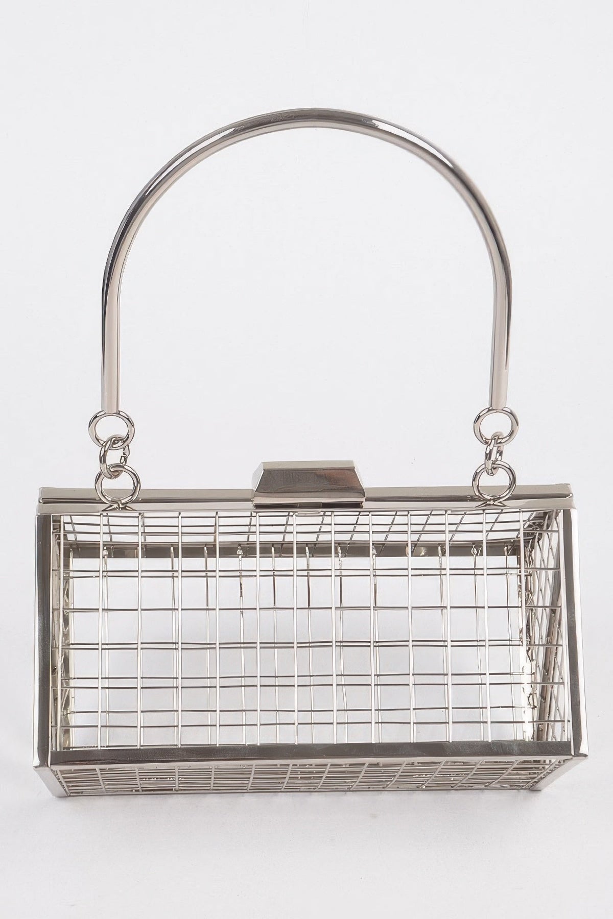 Cocollo Metal Wire Cube Clutch