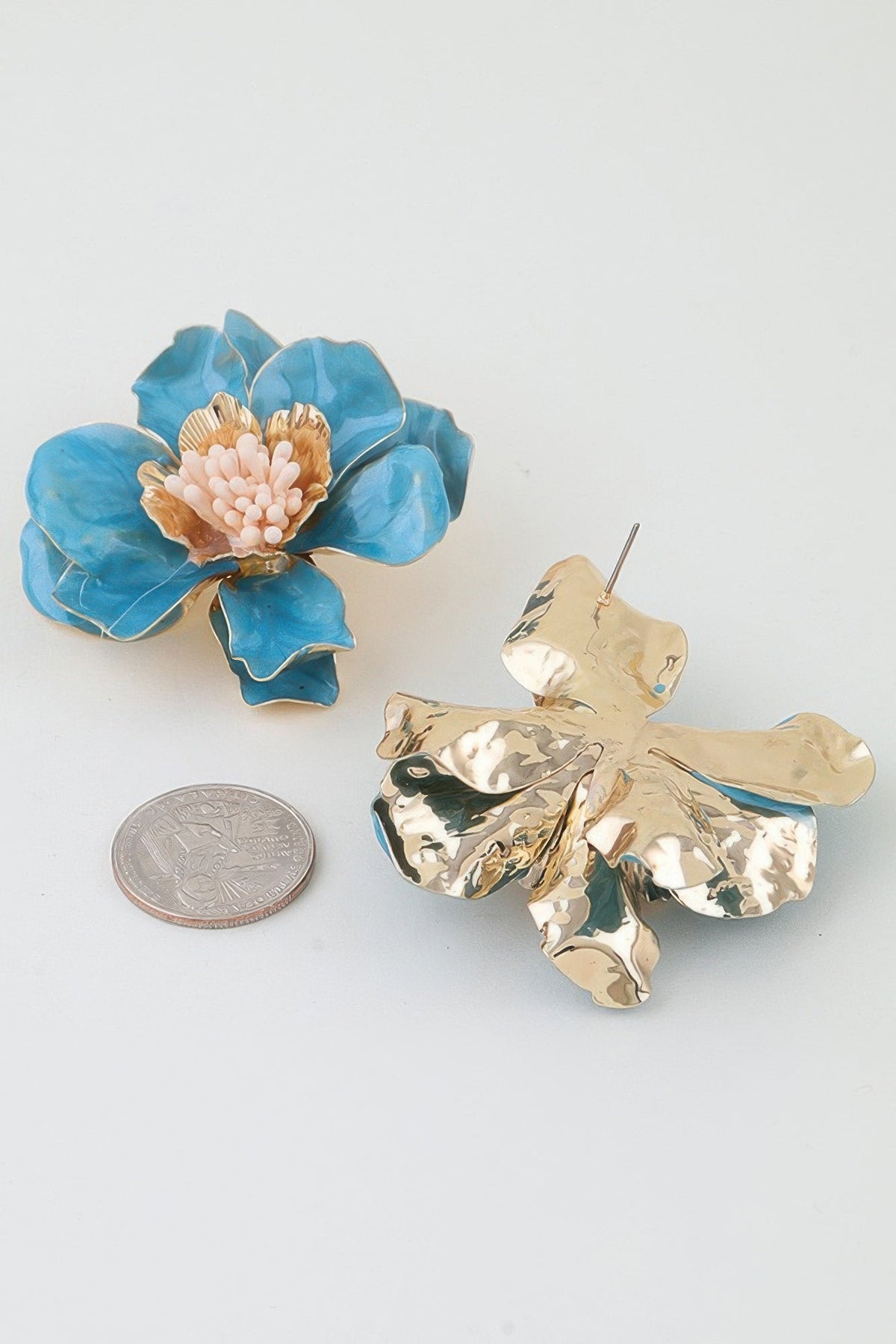 SoHo Bloom Marble Blossom Drop Earrings