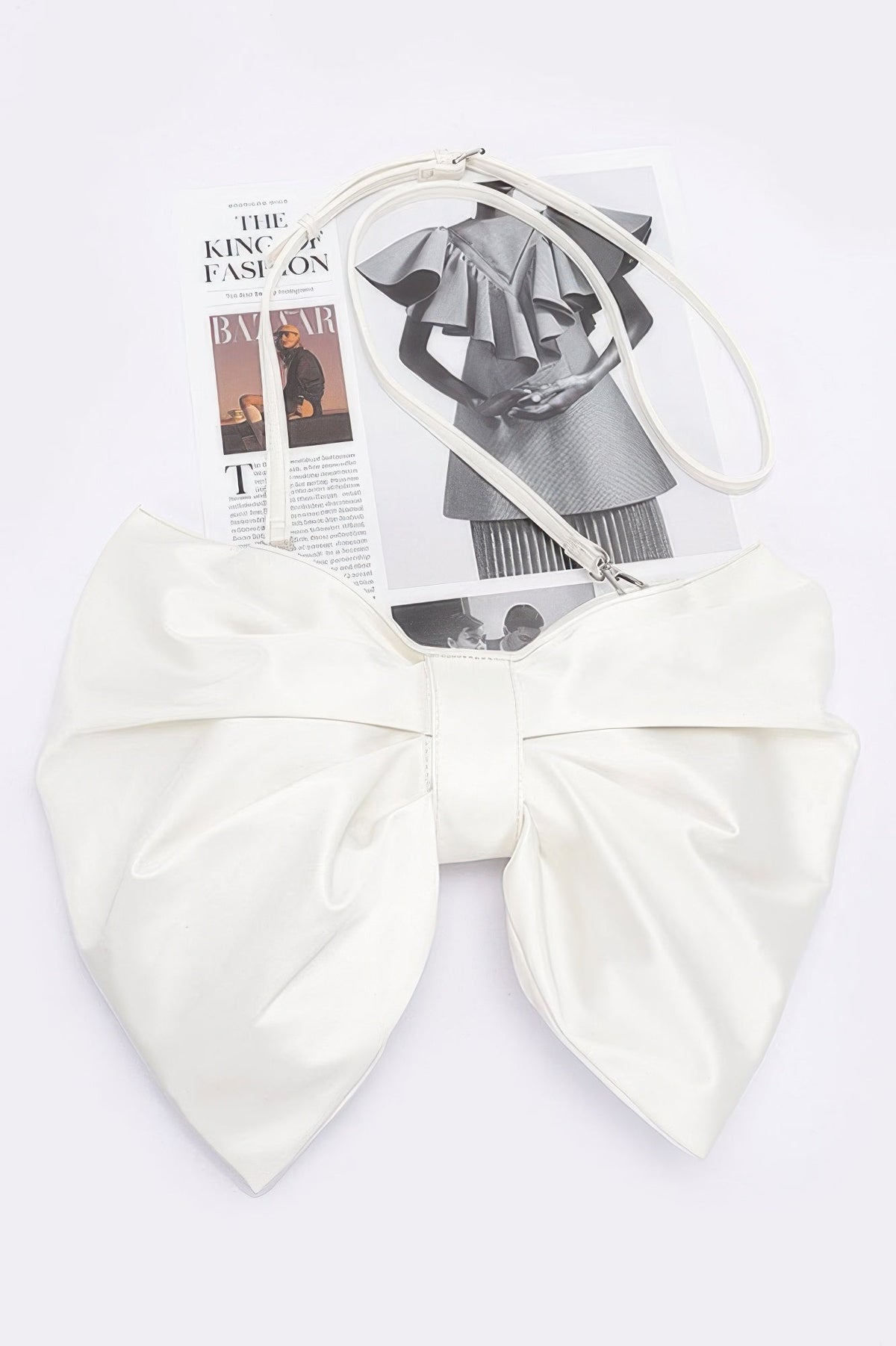 Verona Oversized Satin Bow Crossbody Bag