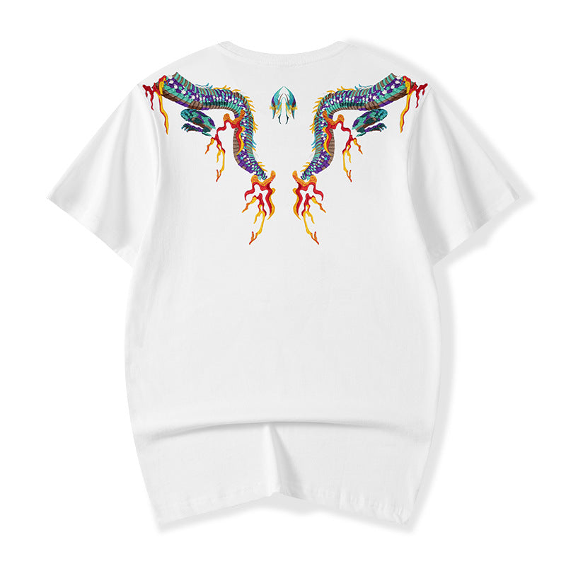 KH727 Flying Dragons Embroidery Tee