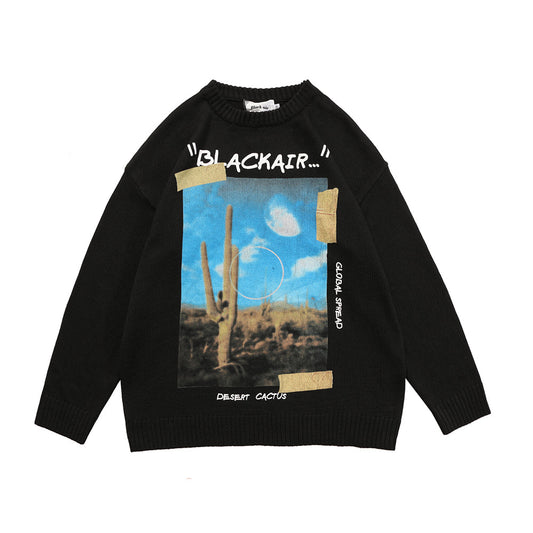 Desert Cactus Knit Sweater