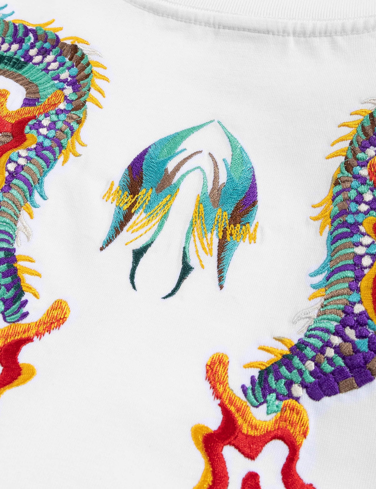 KH727 Flying Dragons Embroidery Tee