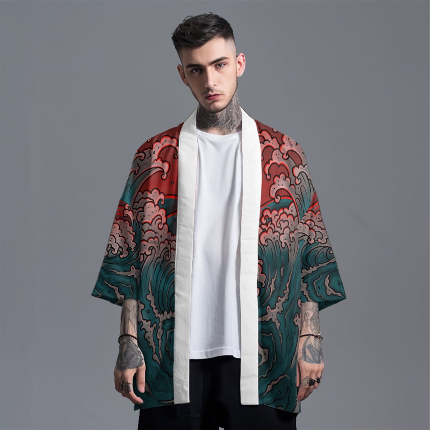 K08 Fading Sun Kimono