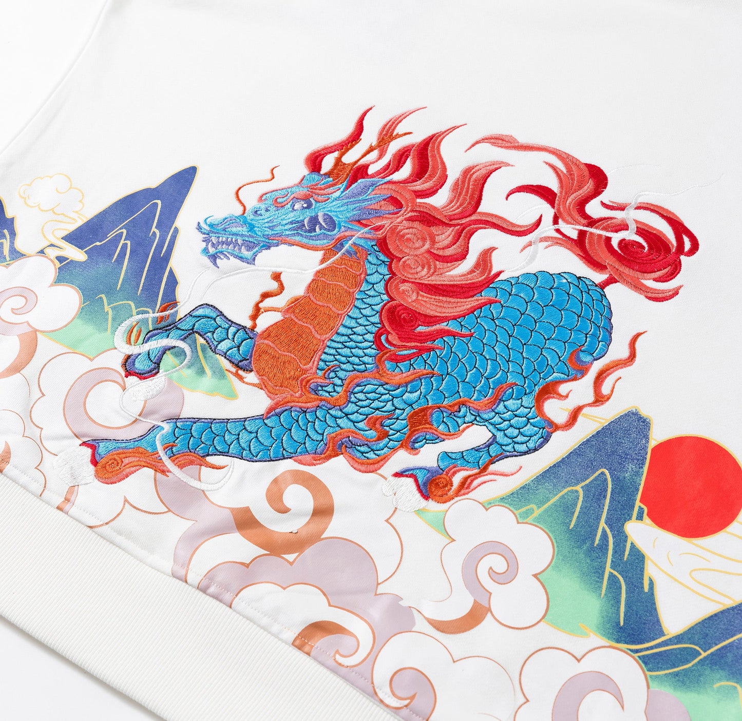KH9240 Demon Horse Embroidery Hoodie