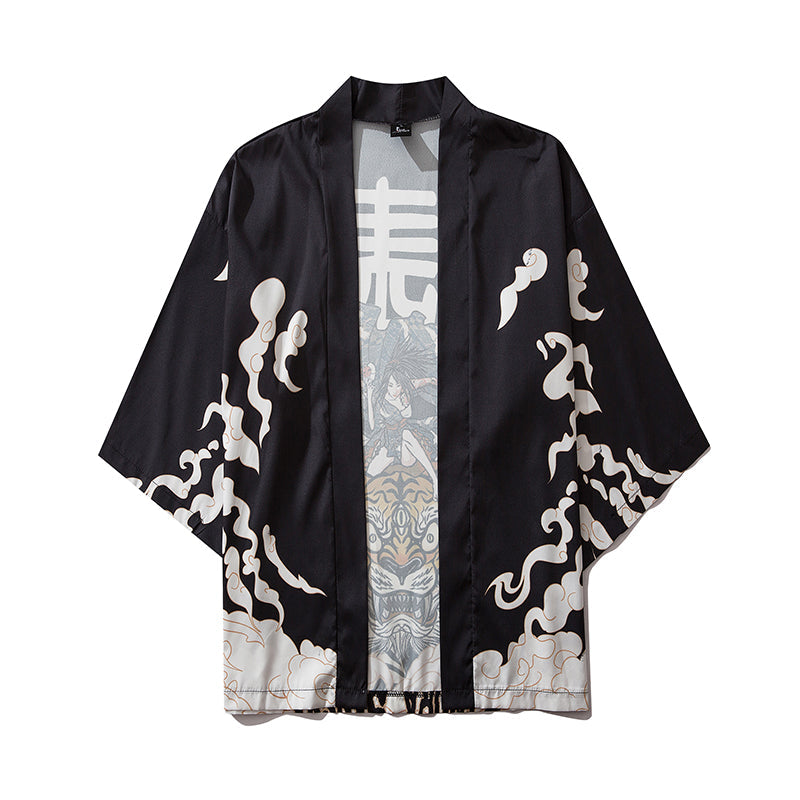 YC6038 Furious Tiger Kimono