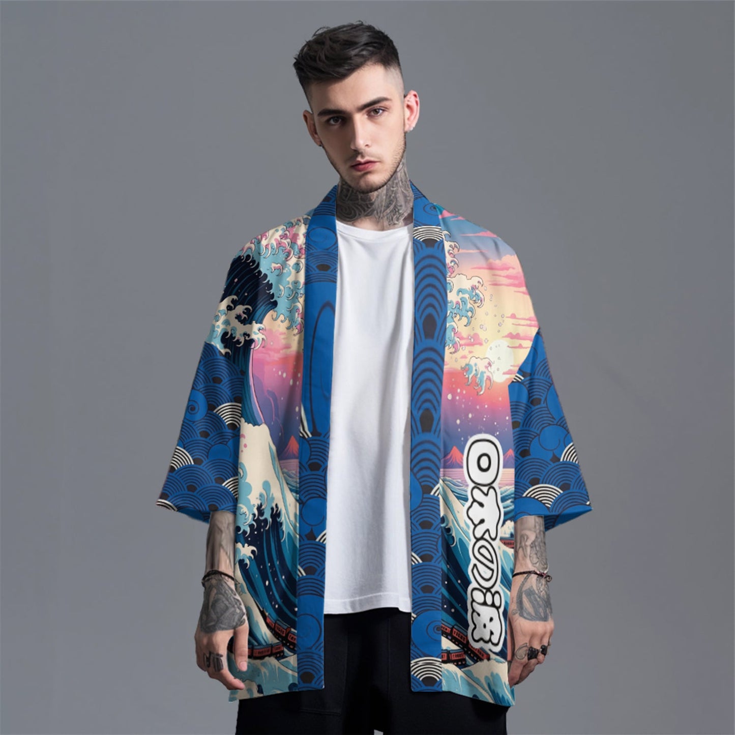 K24 Blue Waves Kimono