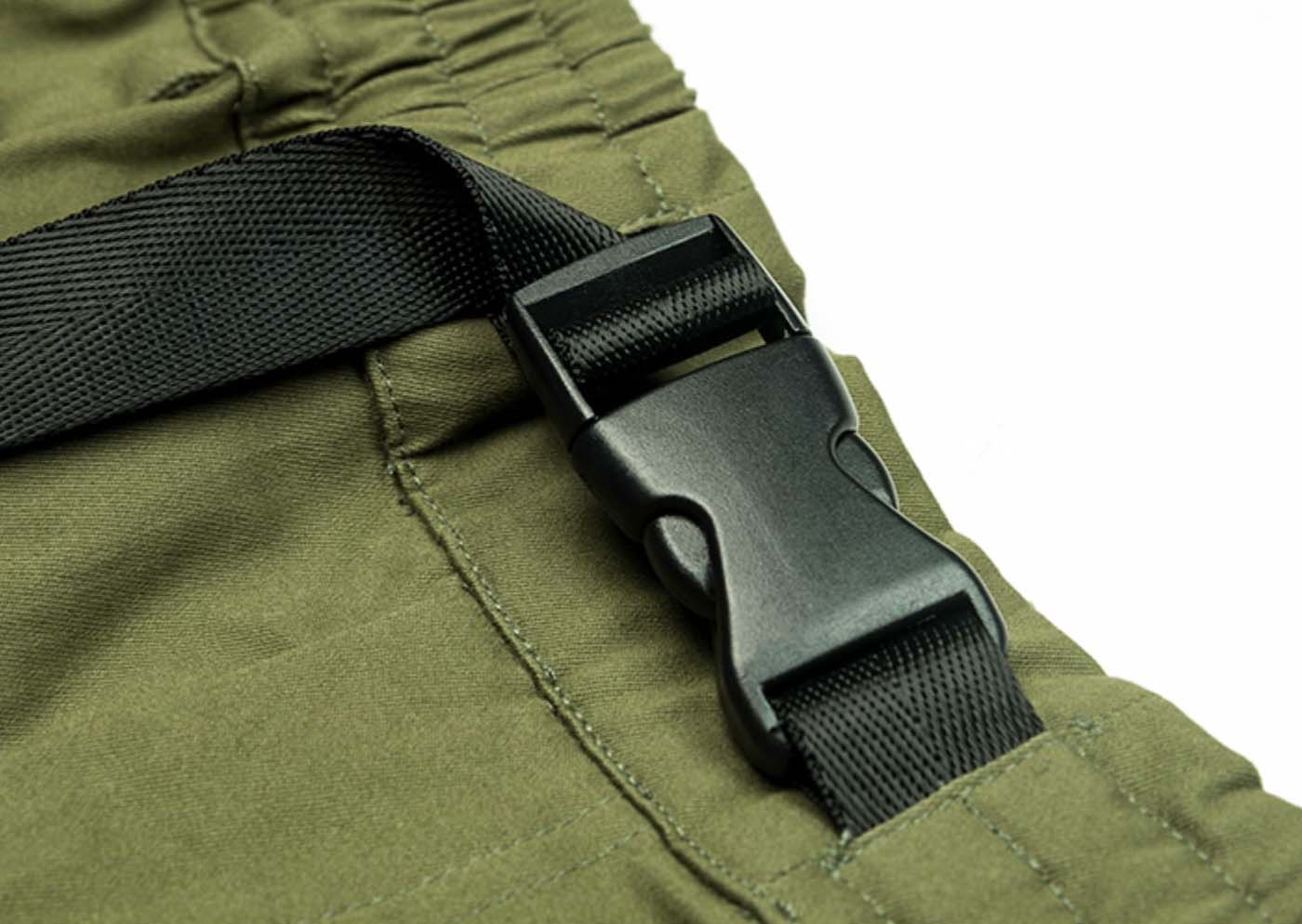 IBP332 Yin Yang Army Green Cargo Pants