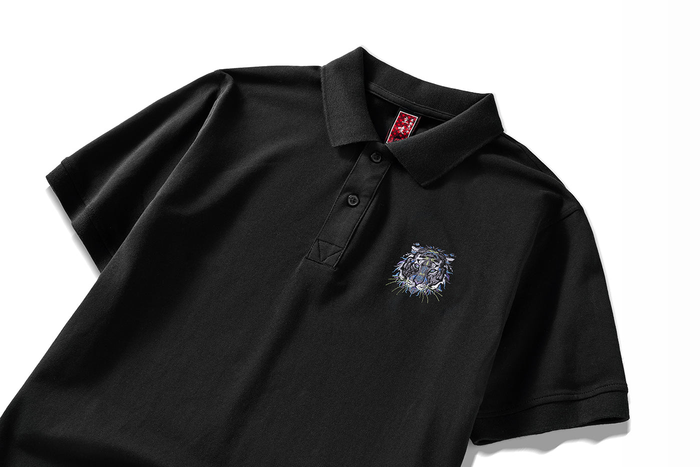 KH536 Tiger Embroidery Polo