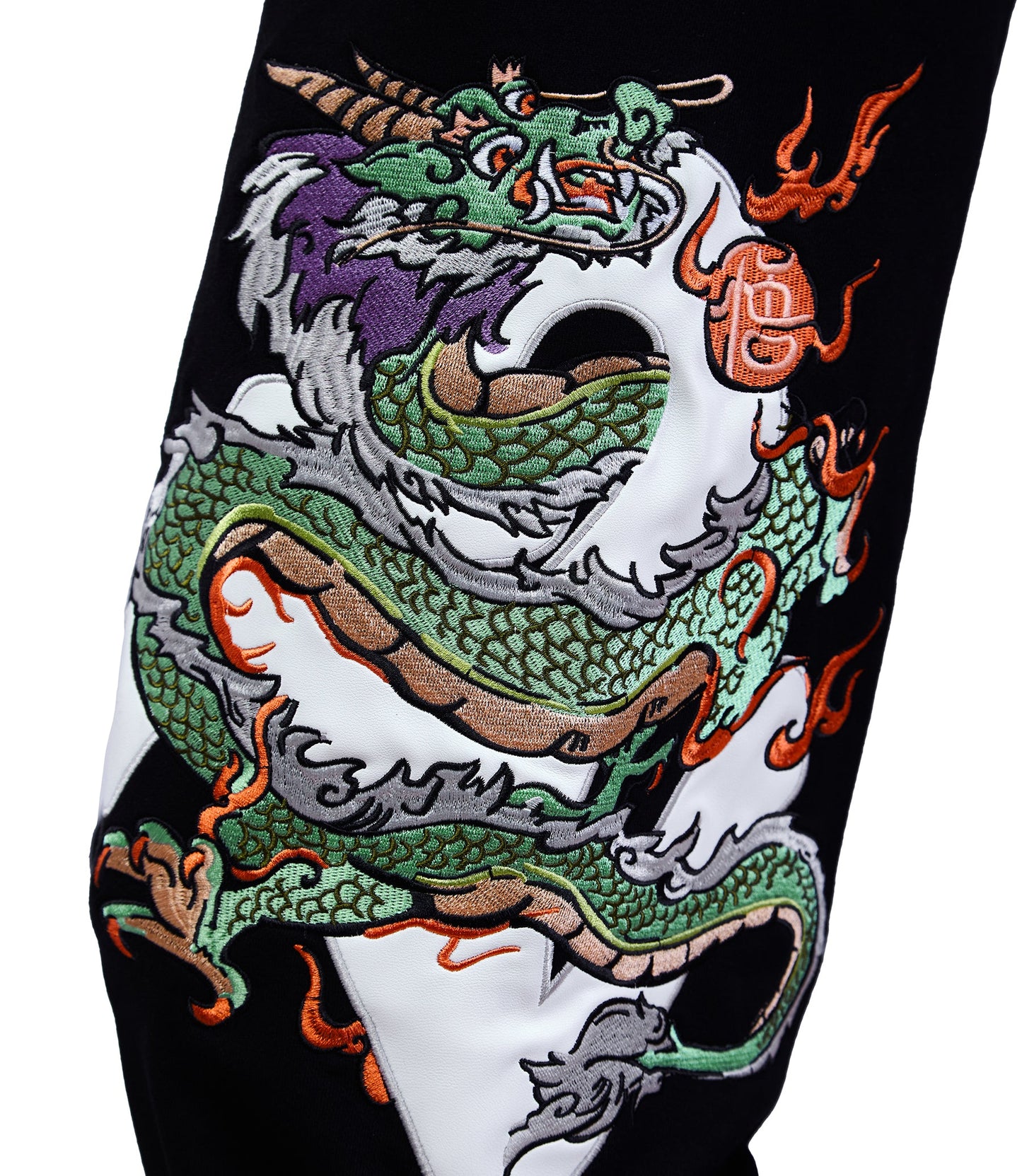 YEP6 Cloud Dragon Embroidery Sweatpants