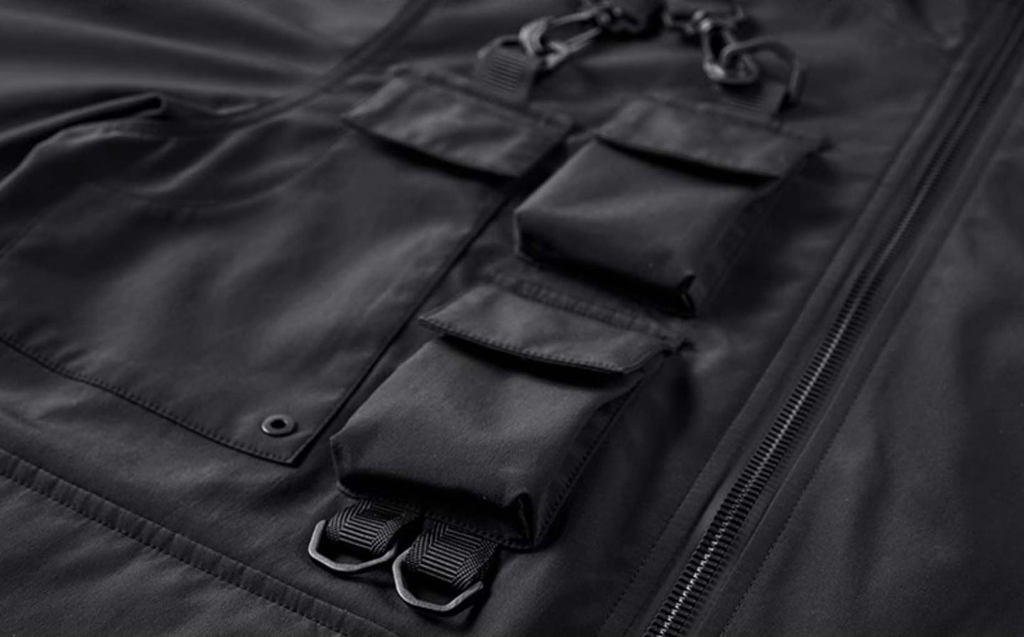IBJ333 Tactical Matte Black Jacket