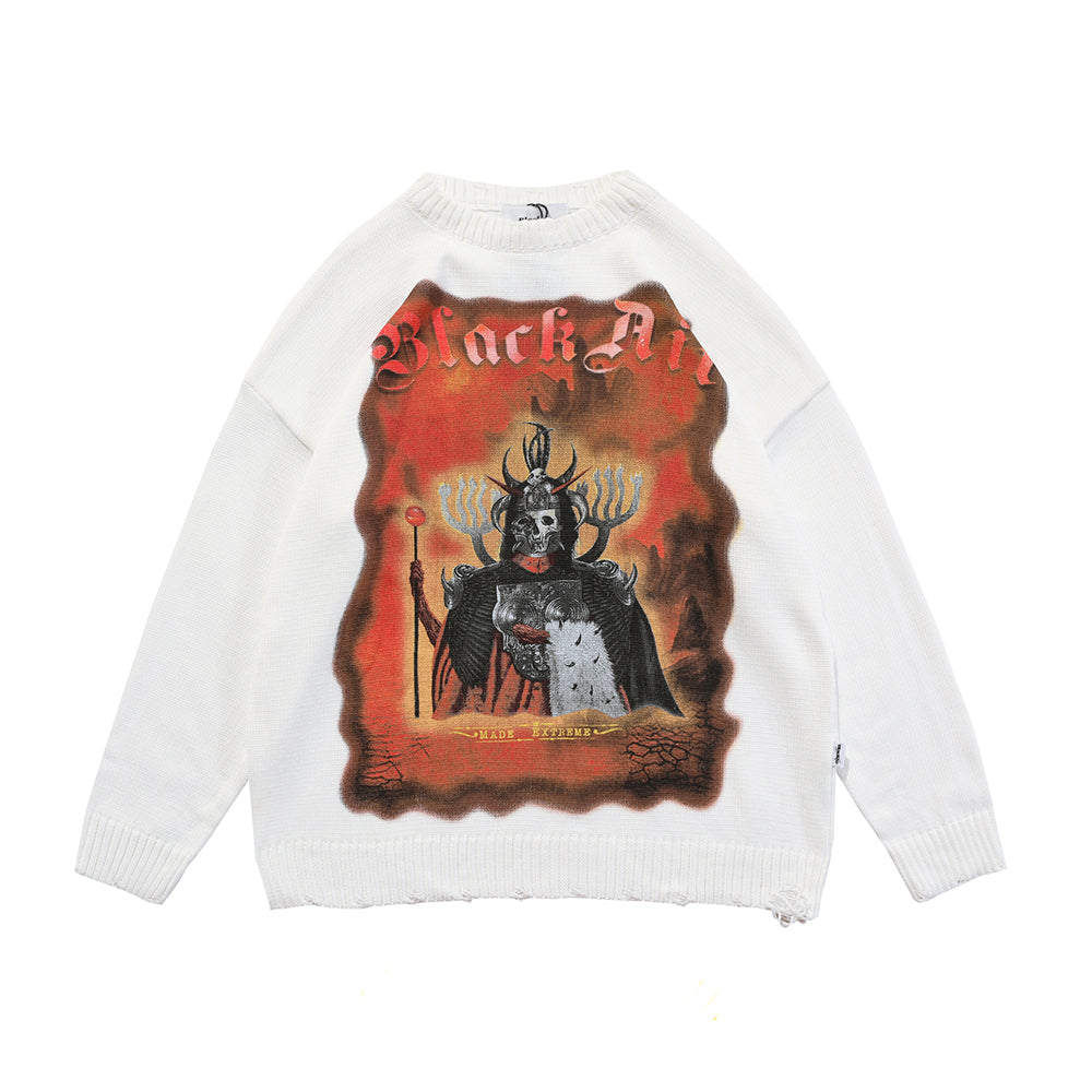 Extreme Dark Demon Knit Sweater