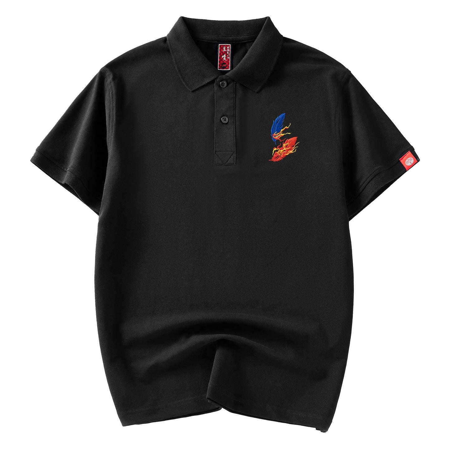 Flying Phoenix Embroidery Polo