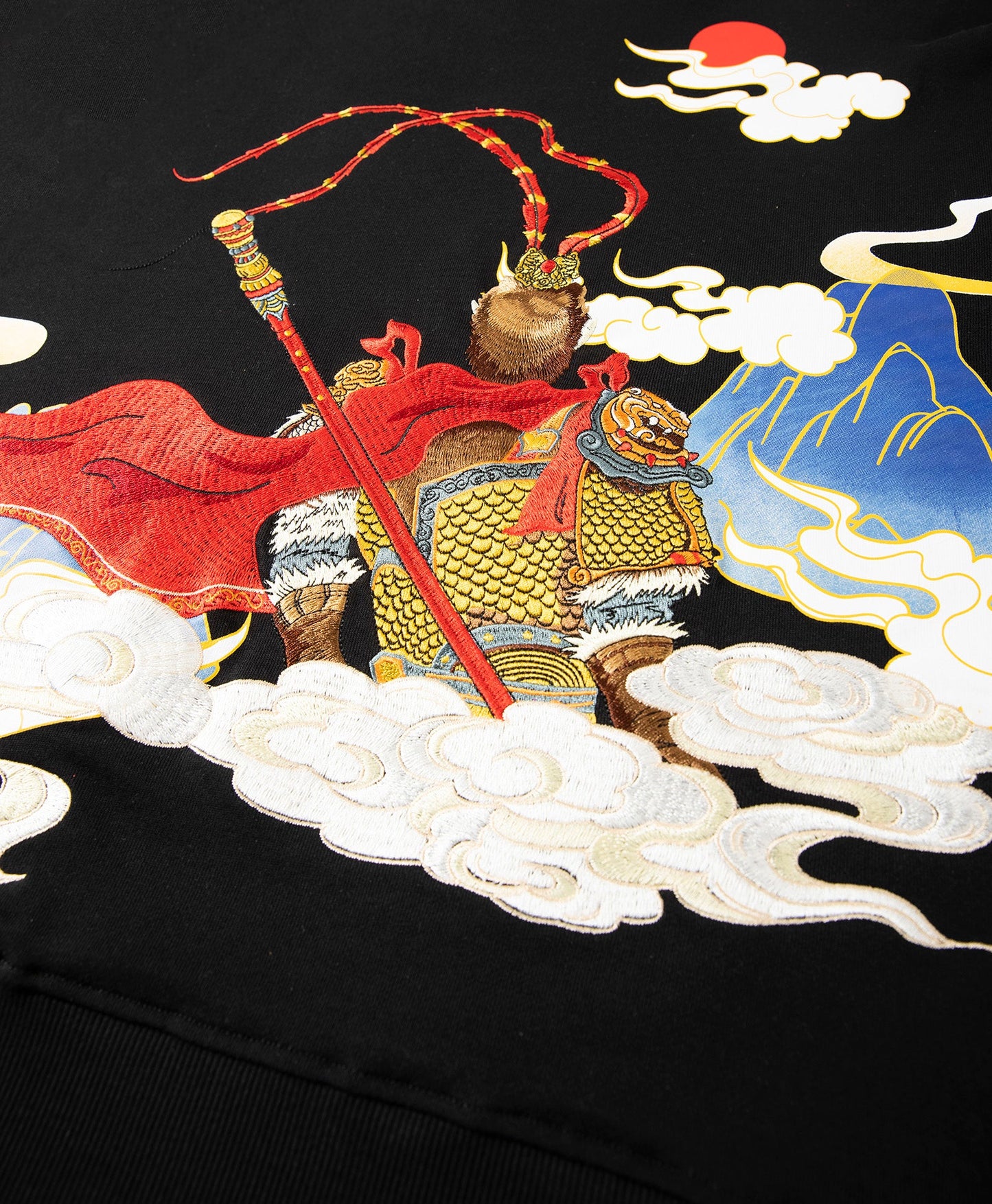 Monkey King Embroidery Hoodie