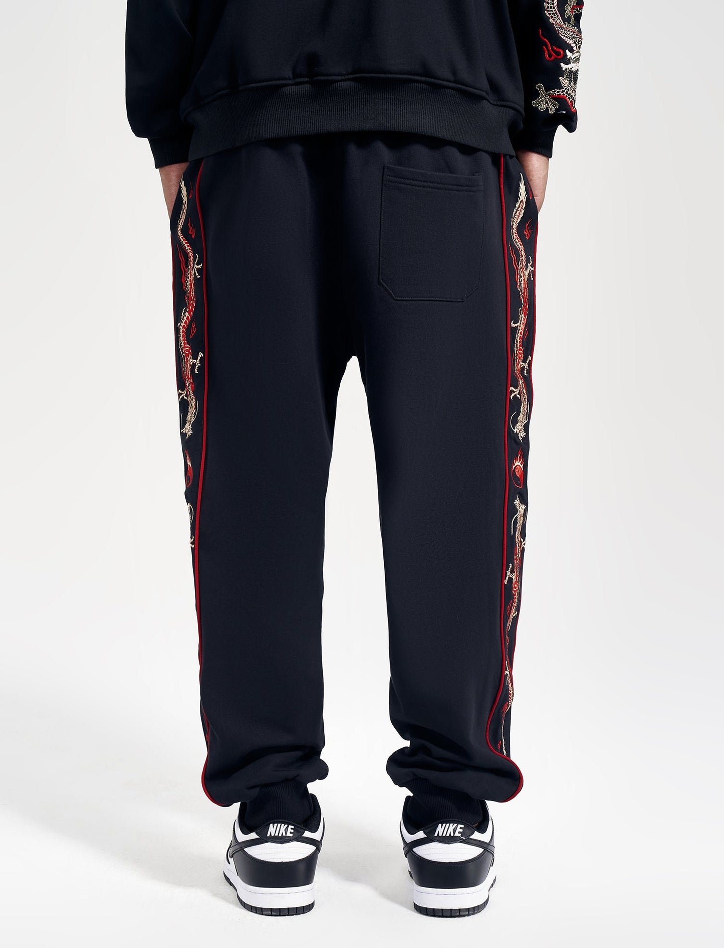 KH7061 Dragon Embroidery Joggers