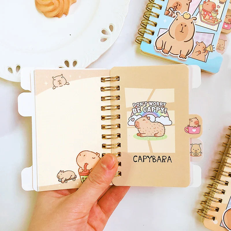 Lindos mini cuadernos de carpincho