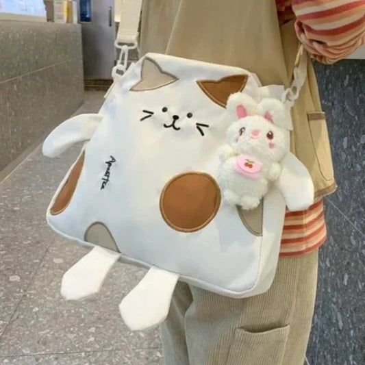Sac messager en forme de chat