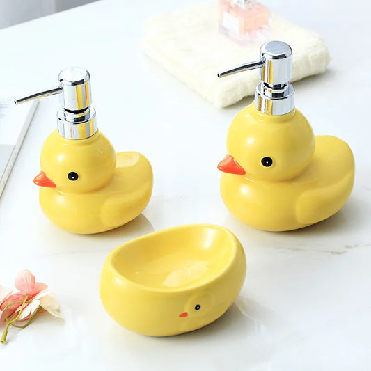 Distributeurs de savon en céramique Duckie