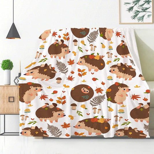 Couverture Hérisson Feuilles d'Automne