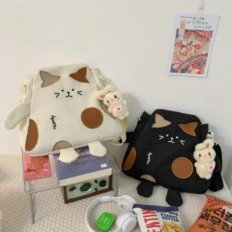 Sac messager en forme de chat