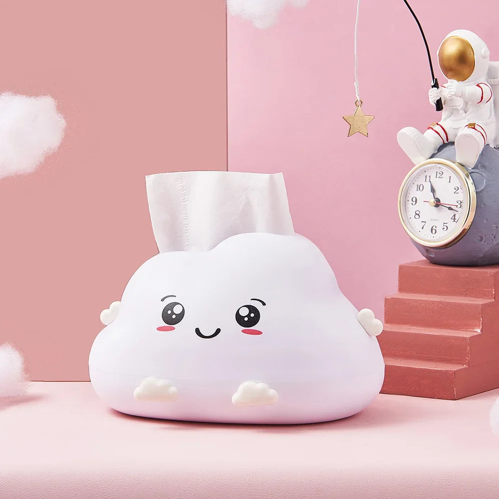 Boîte à mouchoirs Kawaii Cloud