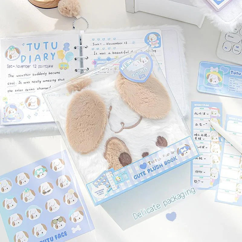 Cahiers en peluche pour chiots et chats