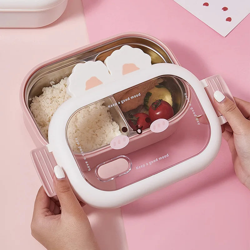 Caja bento de conejito dulce